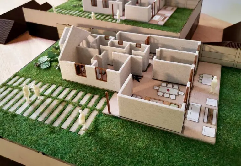 Maqueta de arquitectura