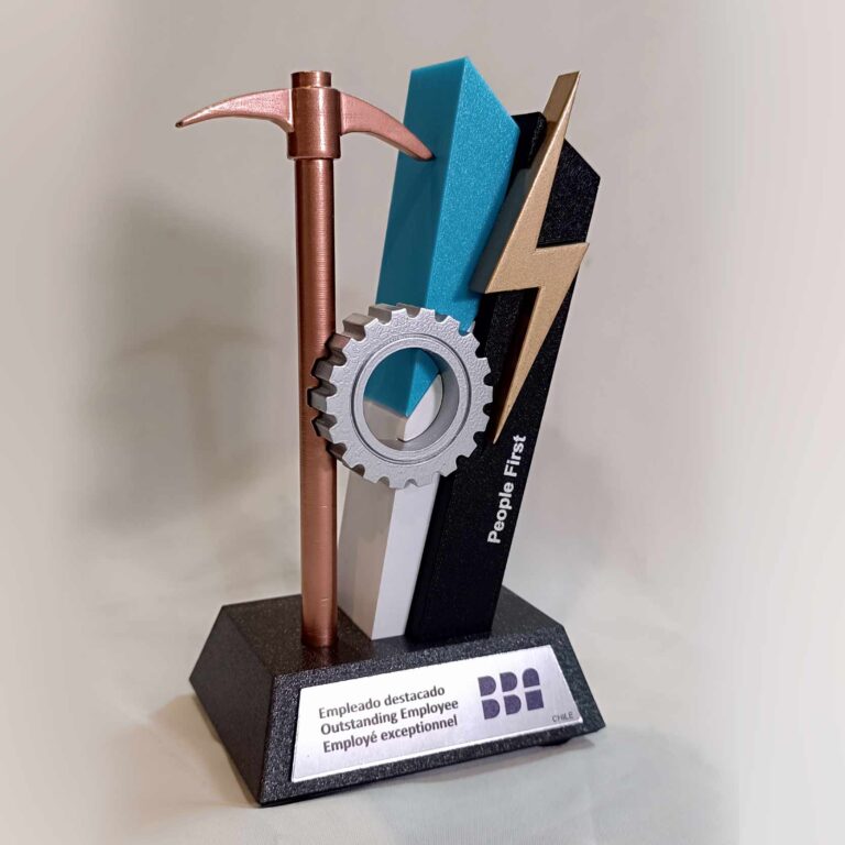 minero galvano broncerias chile idea trofeo cobre