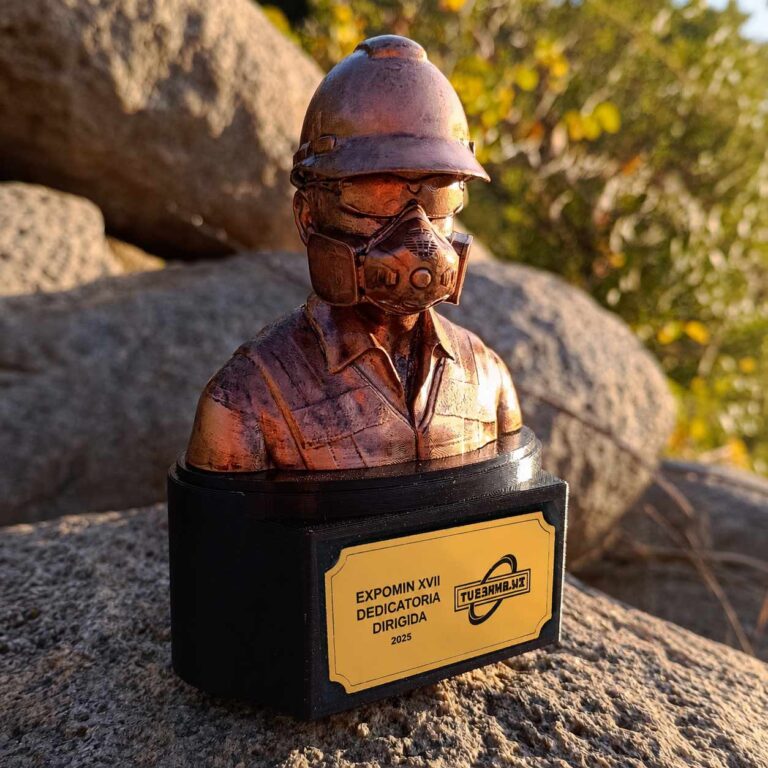 minero galvano broncerias chile idea trofeo cobre