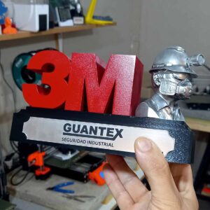 Galvano personalizado para años de servicio en Chile
